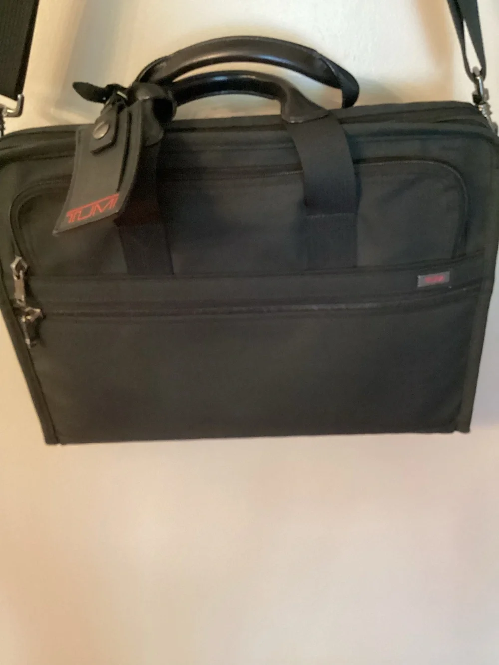 TUMI 26011D4 SLIM PROFILE LAPTOP BRIEFCASE ALPHA GENERATION 4 BALLISTIC NYLON